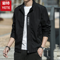 爺特(YETE) 男士外套2022秋季新款时尚韩版潮流休闲夹克男装棒球服潮款上衣