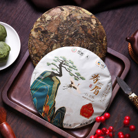 中茶 岁寒三友松 福鼎白茶寿眉茶饼礼盒装357g