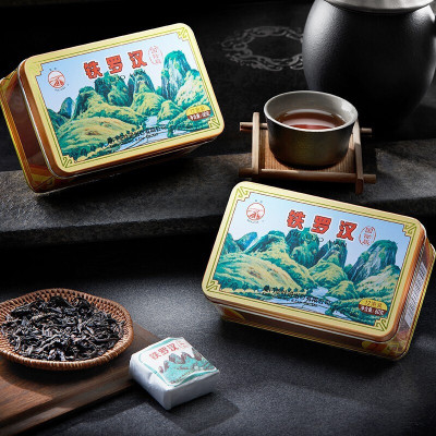 中茶 乌龙茶国际版 2020年铁罗汉乌龙茶岩茶60g盒纯手工打造茶叶