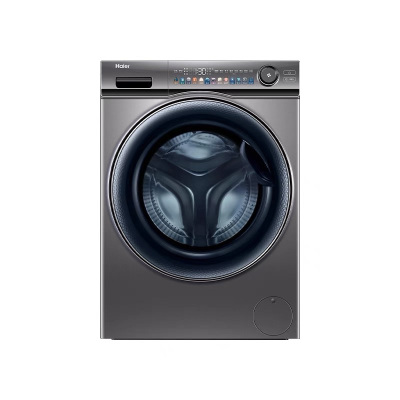 海尔 (Haier) 滚筒洗衣机 海尔家用不锈钢全自动变频洗衣机10KG容量一级能效 EG100HMAXSL6U1