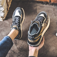 男鞋秋季透气2021新款老爹鞋男ins潮百搭运动鞋男士休闲鞋子潮鞋