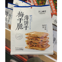 不二情书梅干脆薄饼干梅菜扣肉味208g