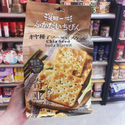 深田一彬奇亚籽苏打饼干螺旋藻青葱味240g