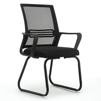 暖图家具 办公椅职员会议椅学生宿舍网椅麻将弓形椅子家用靠背椅电脑椅NT-03WY型