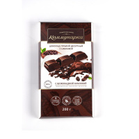 康美纳卡巧克力酱夹心黑巧克力200克