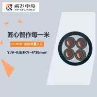 希飞牌 YJV-0.6/1KV-4*35mm² 铜芯低压电缆 元/米 联系客服 定制商品