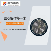 希飞牌 YJLV22-0.6/1KV-3*70+1*35mm²铝芯铠装电缆 元/米 定制商品 联系客服