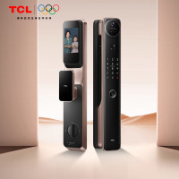 TCL灵速3D人脸识别猫眼全自动智能门锁（含人工安装）C7 Pro