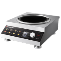 德玛仕 IH-TC-3500D 商用电磁炉 3500w大功率凹面电磁炉不锈钢