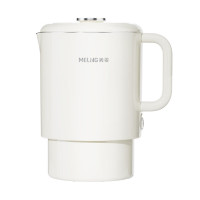 美菱 便携式电烧水壶折叠不锈钢烧水杯家用养生壶火锅泡面杯MH-JY0601 0.6L