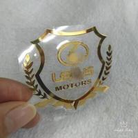 车标贴ES250ES350CT200RX GS汽车个性侧窗车身改装饰贴纸 金色2片[小号]