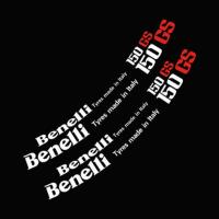 黄龙600/300贝纳利轮毂贴250 502防水反光轮圈贴纸文字贴花150TNT 150GS字母贴