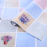 厨房防油贴纸橱柜贴纸自粘耐高温灶台用防水防油烟机瓷砖墙贴壁纸 彩色鲜花 宽60厘米-长1.5米[送工具]