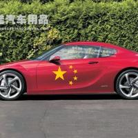 五星侧门贴纸 汽车贴纸 个性反光贴 五星红旗车身装饰贴纸改装贴 30CM亮光材料(单侧)