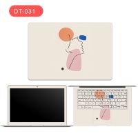 笔记本贴膜联想小新潮7000华硕小米戴尔神舟外壳保护膜套电脑贴纸 DT-031[ABC三面]送键盘膜