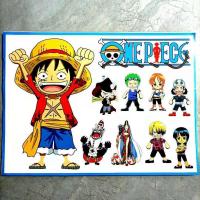 拉杆箱卡通贴纸海贼王行李箱贴画笔记本防水贴纸旅行箱贴画 海贼王(24cm*18cm) 2张