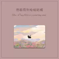 macbookair贴膜全套油画适用苹果电脑贴纸air13寸笔记本13.3保护 图库选图,ACD三面