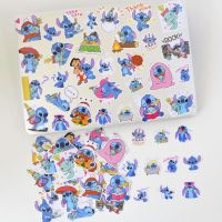 史迪奇卡通动漫可爱个性头盔手机壳贴纸笔记本电脑行李箱防水贴画 史迪奇款式A(30枚迷你贴)