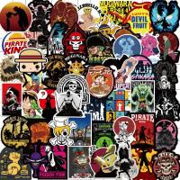 100张动漫海贼王涂鸦贴纸行李箱拉杆箱笔记本电脑吉他防水贴画 50张