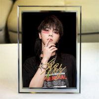 华晨宇同款周边签名照片海报水晶相框摆台明信片贴纸定制生日礼物 1 6寸水晶相框