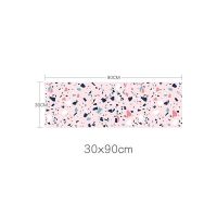 网红ins水磨石瓷砖卫生间防水贴纸厨房防油贴墙贴 地贴防滑地板贴 墙贴款(磨砂)30x90cm CD082