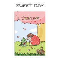 语闲加厚双面离型纸本午时风系列A4A5手账胶带贴纸收纳册图鉴本子 SWEET-DAY(A5送小黄铲)