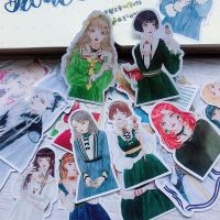 二次元女孩梦幻萝莉手账贴纸素材贴画HOBO动漫手账本装饰 唯美女孩26枚