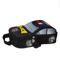 男宝宝小童包幼儿园书包男生汽车创意消防车双肩背包警车男童3岁 警车单肩斜跨包