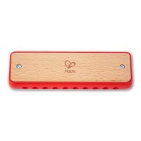 德国Hape儿童布鲁斯口琴初学者婴幼儿园小孩乐器木制玩具2岁 布鲁斯口琴