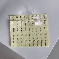 电子琴和弦简谱歌谱歌书成人幼儿初学入门简谱歌书通用61键琴键贴 琴键贴 [没有简谱书]