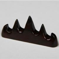 三字经镇尺 笔架文房四宝毛笔书法紫檀黑梓木镇纸素面光镇尺 五指山笔架