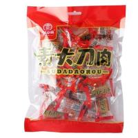 [9.9两包约76个]周氏e族网红大刀肉248克辣条童年回忆零食 大刀肉1包(约38个)