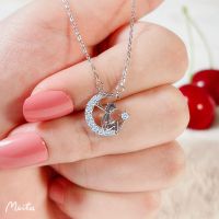 小王子联名项链女夏百搭轻奢纯银锁骨链生日七夕情人节礼物送女友 小王子白色