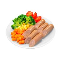 肌肉小王子 牛肉肠开袋即食高蛋白低脂代餐零食健身牛肉解馋食品 牛肉肠30g*8袋