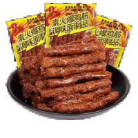 火爆鸡筋类似辣骨头 辣条 80后 老式麻怀旧素面筋90后童年零食 5包(尝鲜礼包)