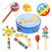 婴儿玩具0至1岁半抓握训练益智新生宝宝3到6六个月9摇铃手抓5可咬 各款式颜色图案随机 笑脸摇铃+小沙锤