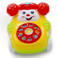 儿童玩具音乐手机宝宝诺基亚益智0-1岁婴儿仿真电话可咬6到12月 拉线电话车