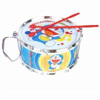 儿童手敲鼓宝宝玩具双面手拍鼓打击早教乐器男女孩小鼓幼儿园13岁 21cm卡通蓝猫