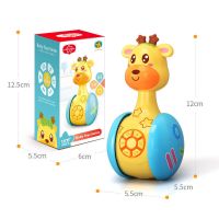 滑行不倒翁故事机发光多功能益智玩具宝宝学习机早教机0~3岁婴儿 小黄鹿