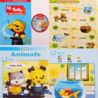 洪恩英语 Hello teddy 幼儿英语教材升级版简装版AB册1-8册 启蒙A