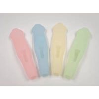 麦芽小达人点读笔专用保护套硅胶套官方出品防摔防震防尘软壳透明 笔套 蓝色