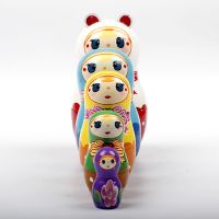 俄罗斯套娃大头儿子同款小头爸爸5层 女生可爱玩具手工艺品
