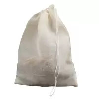 抽线纯棉纱布袋中药煎药调料煲汤过滤隔渣卤料包袋煮茶包棉纱布袋 6*8cm纯棉纱布袋(10片)