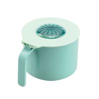 厨房用品家用分格调味罐调料盒套装调味盒厨房调料盒盐罐调料瓶 粉色[两分格调味罐]送勺子+标签