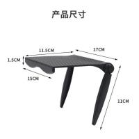 机顶盒置物架有线电视机显示屏收纳架子电脑显示器收纳路由器支架 蠿-小号黑色一个