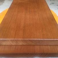 定做实木板松木原木榆木吧台办公餐桌会议台面一字隔板置物架定制 松木定制(联系客服)