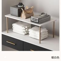 衣柜分层隔板柜子置物架衣物隔层板橱柜收纳神器宿舍衣服整理层架 长29宽24高30一层(可叠加使用)