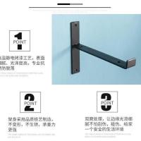 墙上置物架实木一字隔板层板墙壁书架壁挂厨房收纳架墙壁装饰酒架 15的丁字支架 一对