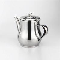 不锈钢油壶酱油醋酒调料壶安士壶防漏调味瓶罐厨房装油罐 11安士壶约0.5斤