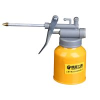 钢特高压机油壶家用塑料软管注油器加油壶高压机油枪手动润油壶 200g 高压机油壶